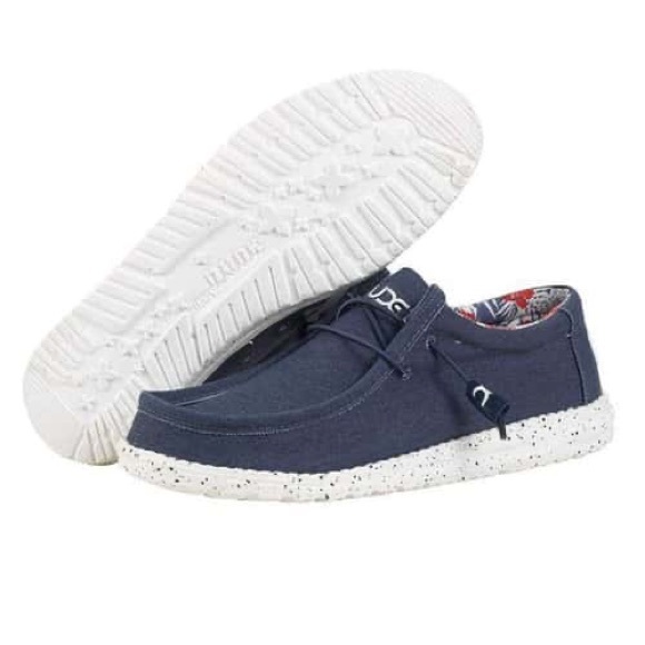 Hey Dude Other - Hey Dude Wally Stretch Canvas Loafers Floral Lined Comfort Casual M8/ EU 41